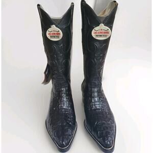 Los Altos | Shoes | Los Altos 3xtoe Genuine Eel Skin Black  display picture 2